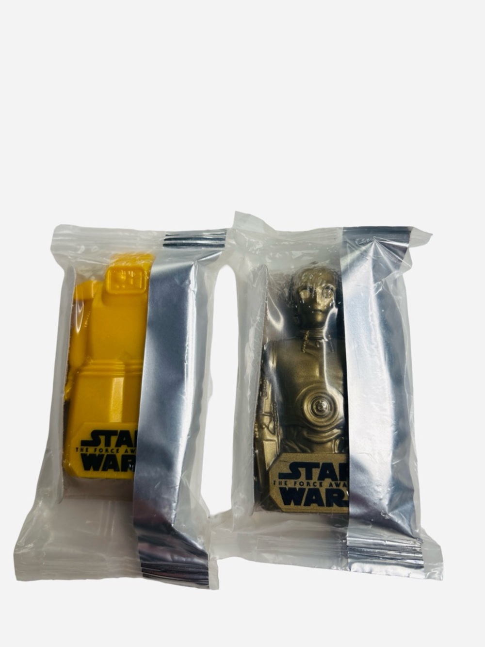 Star Wars White & Silver C-3PO and B-U4D Droid Viewer Collectible Packs